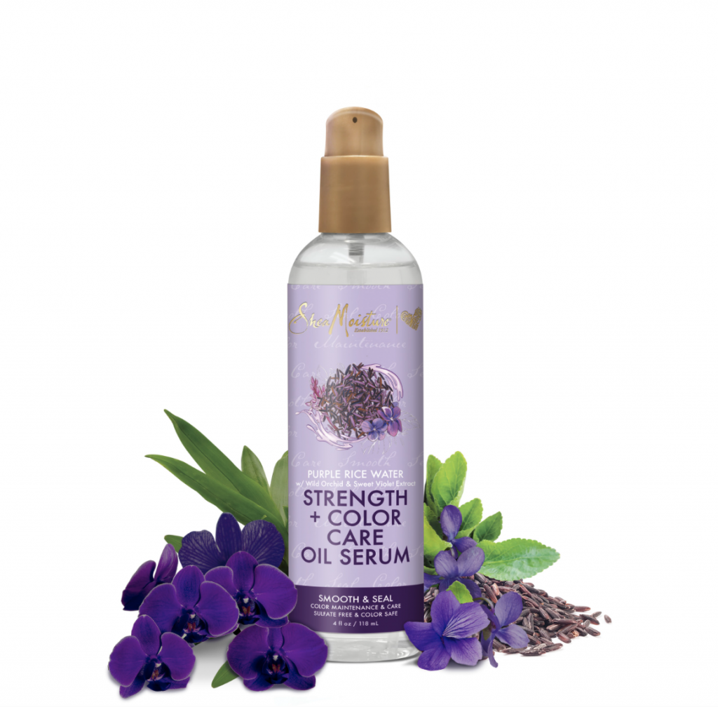 Shea Moisture Purple Rice Water Strength + Color Care Oil Serum 118ml